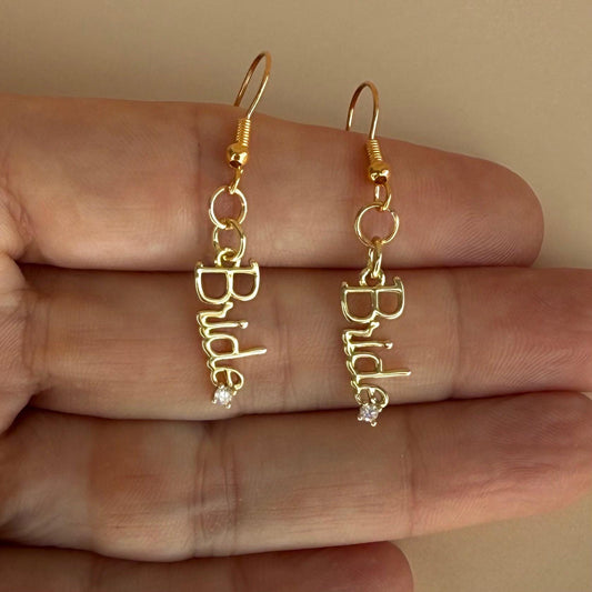 Bride Earrings Bachelorette Earrings Funny Earrings Novelty Earrings Bachelorette Gift Bachelorette Party Earrings Bride to Be Gift Bride Fr