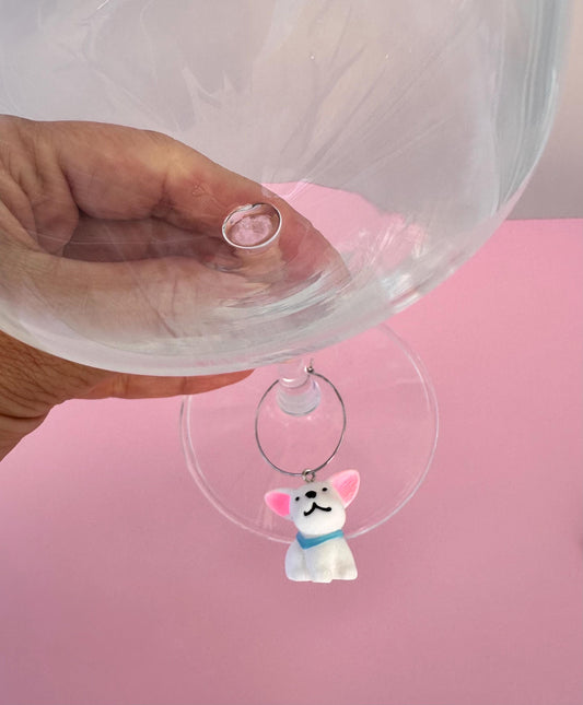 Dog Wine Charms