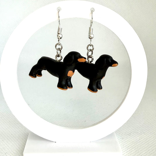 Sausage Dog Earrings Dachshund Mom Wiener Dog Owner Gift Dog Earrings Dog Lover Dog Mom Earring Fun Earrings Novelty Earrings Crazy Earrings