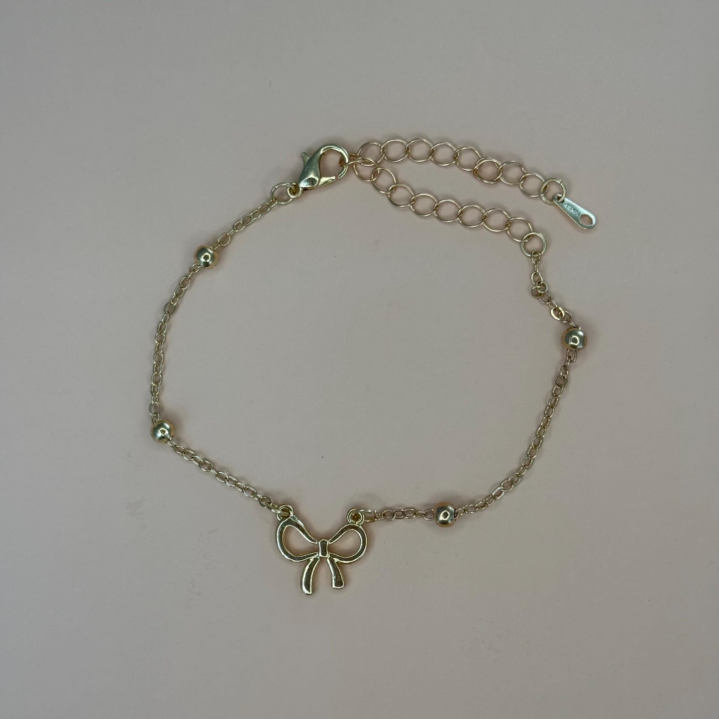 Bow Charm Dainty Bracelet Coquette Bow Bracelet