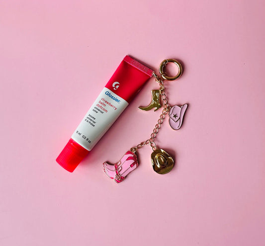 Lip Balm Keychain Cowgirl
