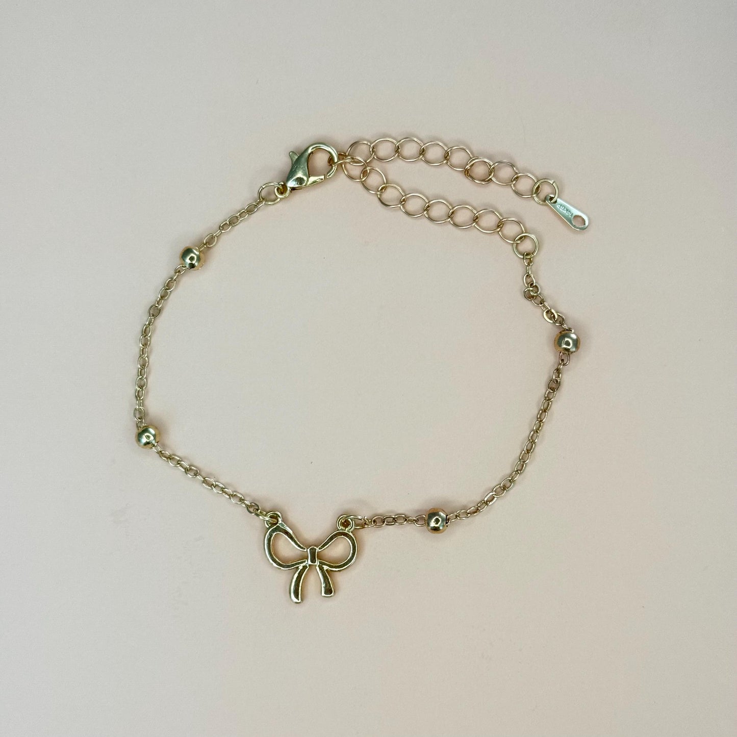 Bow Charm Dainty Bracelet Coquette Bow Bracelet