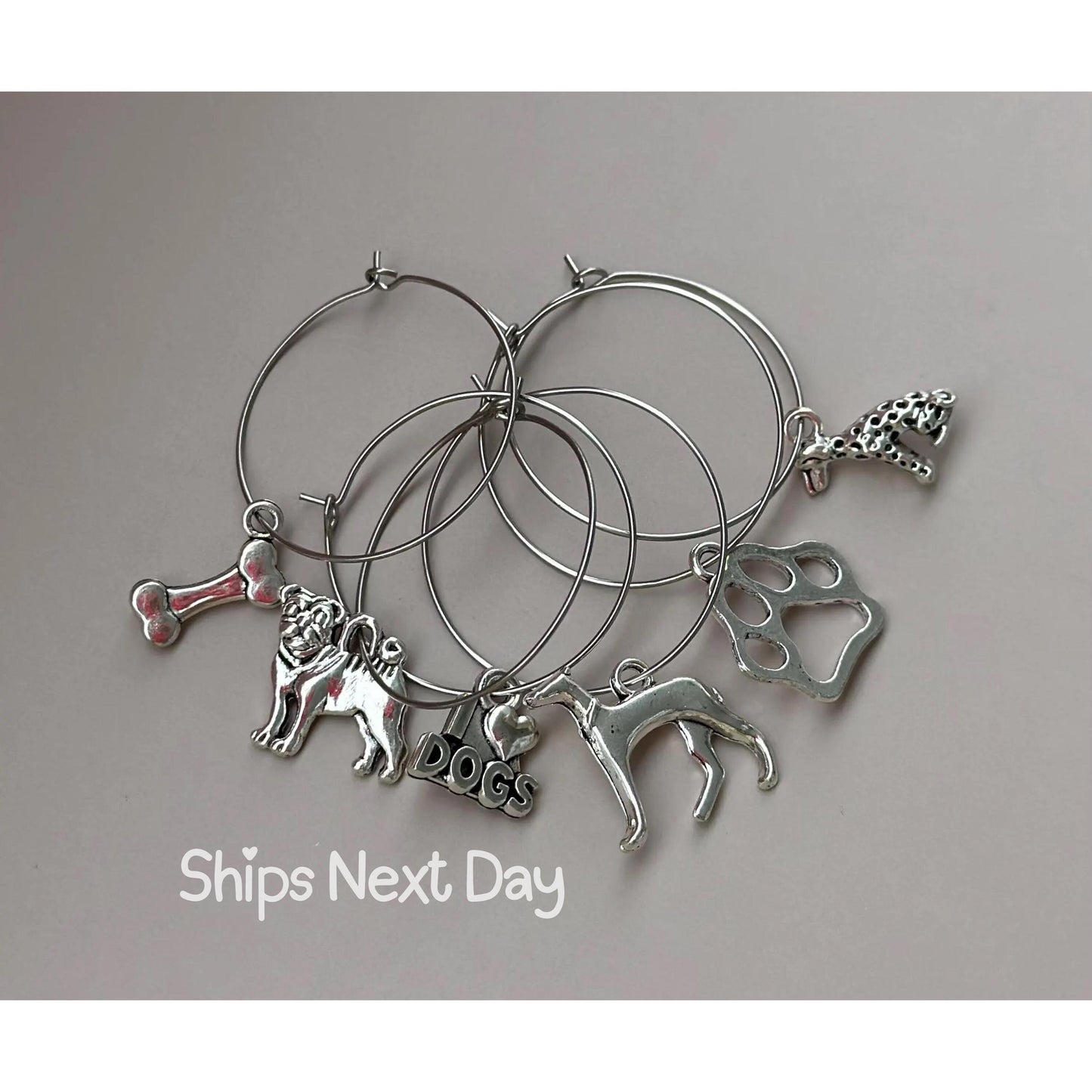 Wine Charms Dog Charms