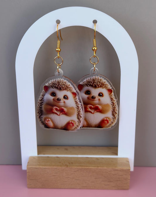 Cute Hedgehog Earrings
