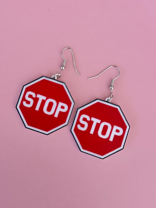 Stop Earrings