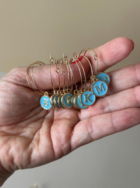 Wine Charms Alphabet Charms