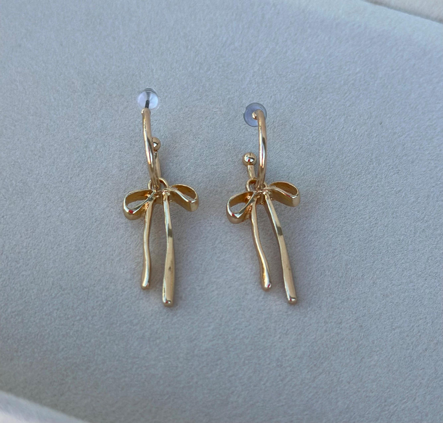 Bow Earrings for Girlfriend Coquette Earrings Ribbon Earring Coquette Bow Jewelry Delicate Bow Bowknot Bow Jewelry for Girls Cute Bow Dangle