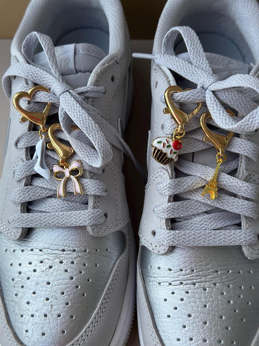 Shoe Charms for Sneakers Valentines Day Gift for Girlfriend Girly Shoelace Charms Paris Shoe Accessory Trendy Charms Shoe Jewelry Shoe Penda