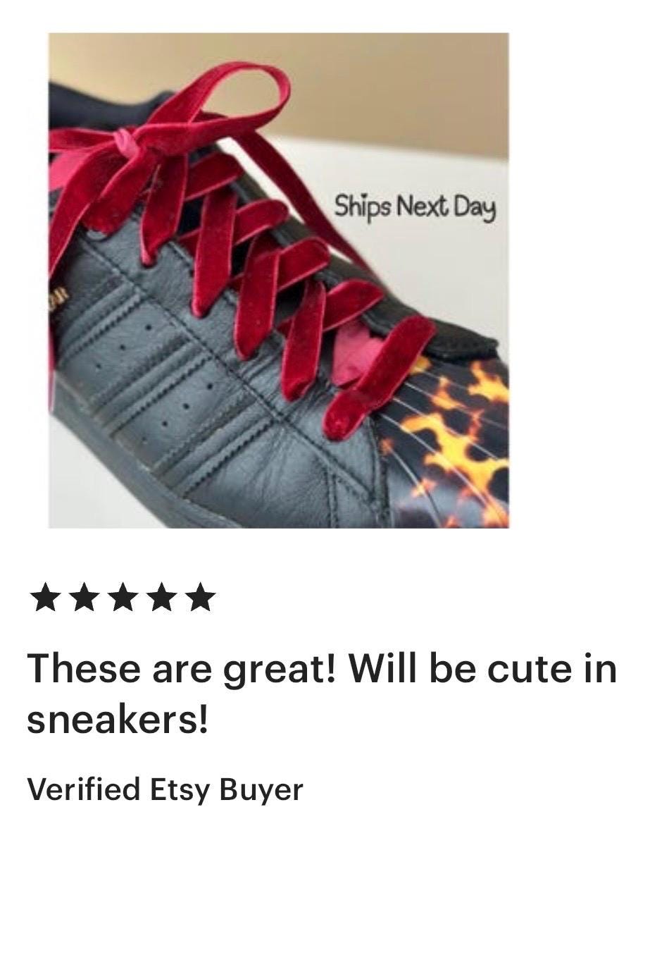 Burgundy Satin Shoelaces for Valentines Day Gift Burgundy Flat Satin Ribbon Shoelaces Burgundy  Shoelaces for Sneakers Coquette Shoelaces