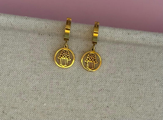 Jewish Earrings Hamsa