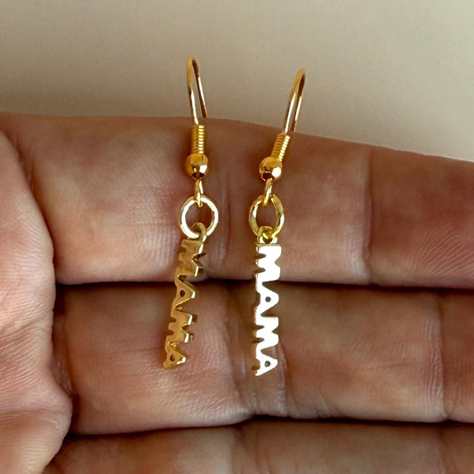 Mom Earrings Mother's Day Earrings for Mom Mama Earrings Mom Party Mother Earrings Mom Gift from Daughter Gift to Mother Jewelry for Mother