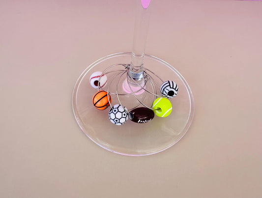 Sports Drink Markers Wine Charms
