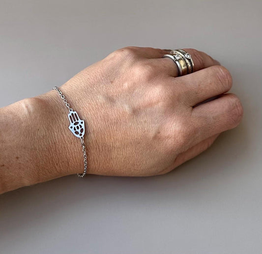 Hamsa Charm Bracelet Jewish Bracelet