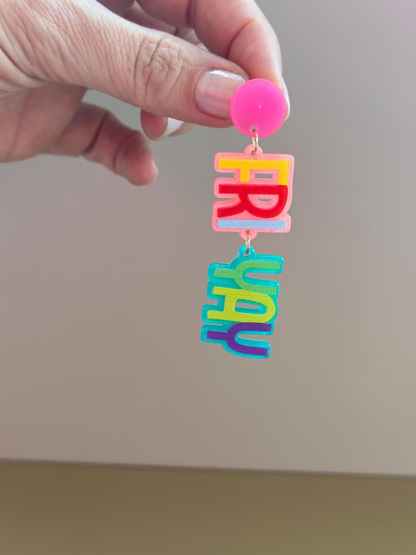 Friday Earrings Fri Yay Earrings Happy Friday Gift Fri-Yay Dangle Earrings for Teacher Friday Lover Friyay Jewelry for Teacher Earrings TGIF