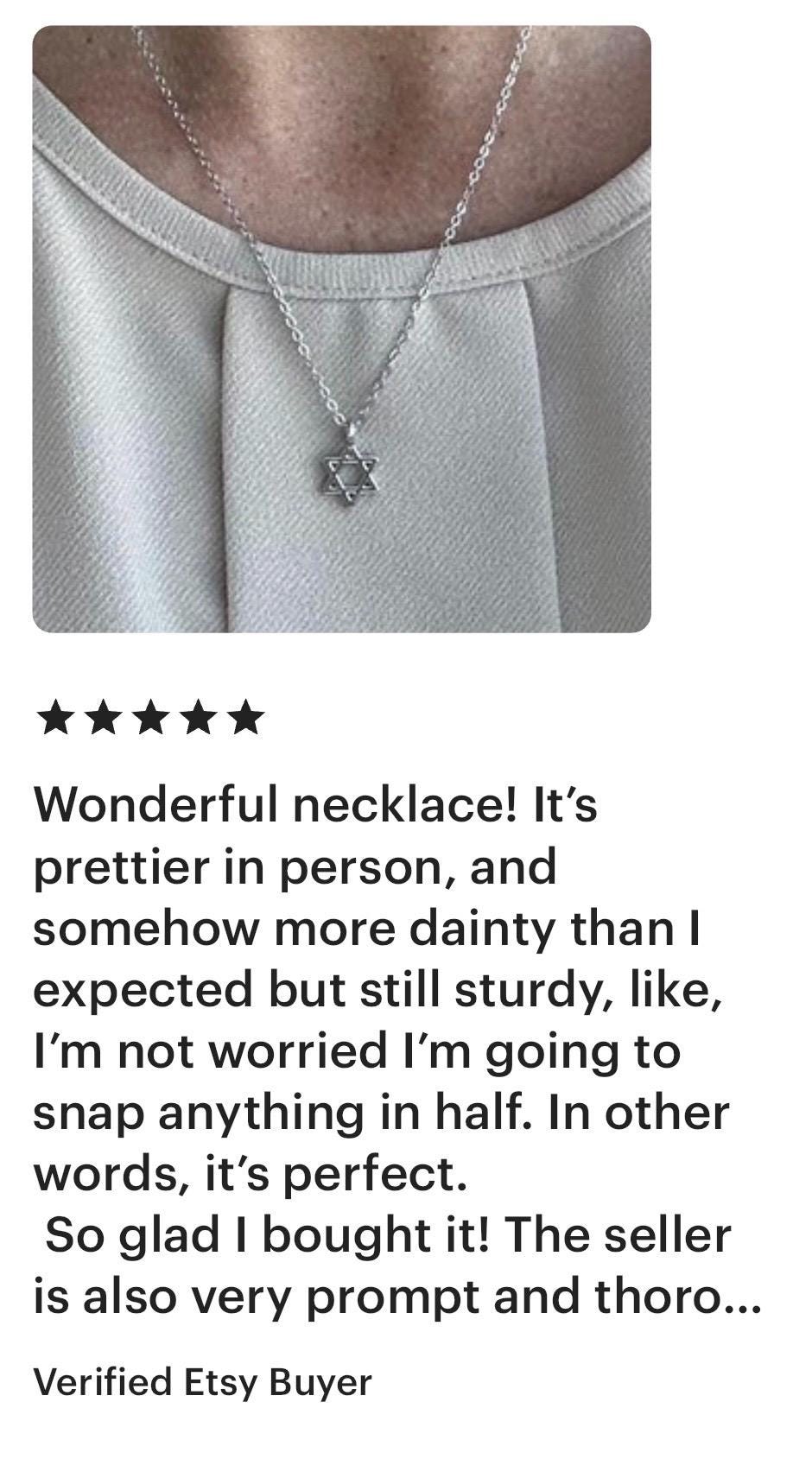Star of David Set Star of David Pendant Star of David Earring Gift for Girlfriend Jewish Jewelry  Charm Religious Jewelry Star Necklace Gift