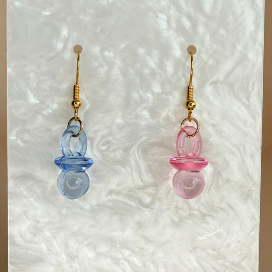 Gender Reveal Earrings It's a Boy Earrings It's a Girl Earrings Baby Shower for Pregnant Friend Mom to Be Gift Boy or Girl Party Baby Gender