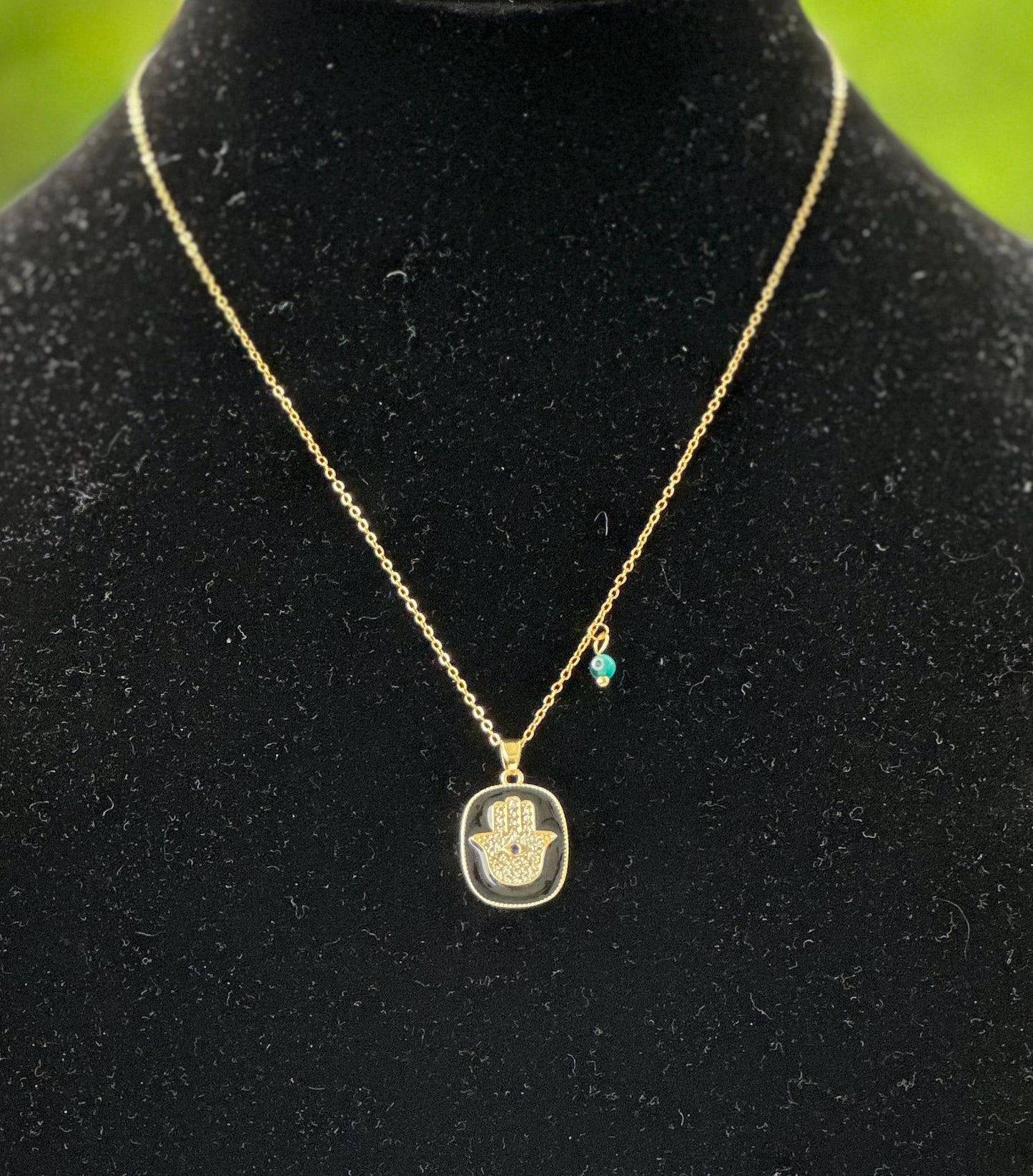 Hamsa Pendant Necklace Valentines Day Gift for Girlfriend Hamsa Jewish Necklace Hebrew Israel Necklace Jewish Jewelry Bat Mitzvah Gift