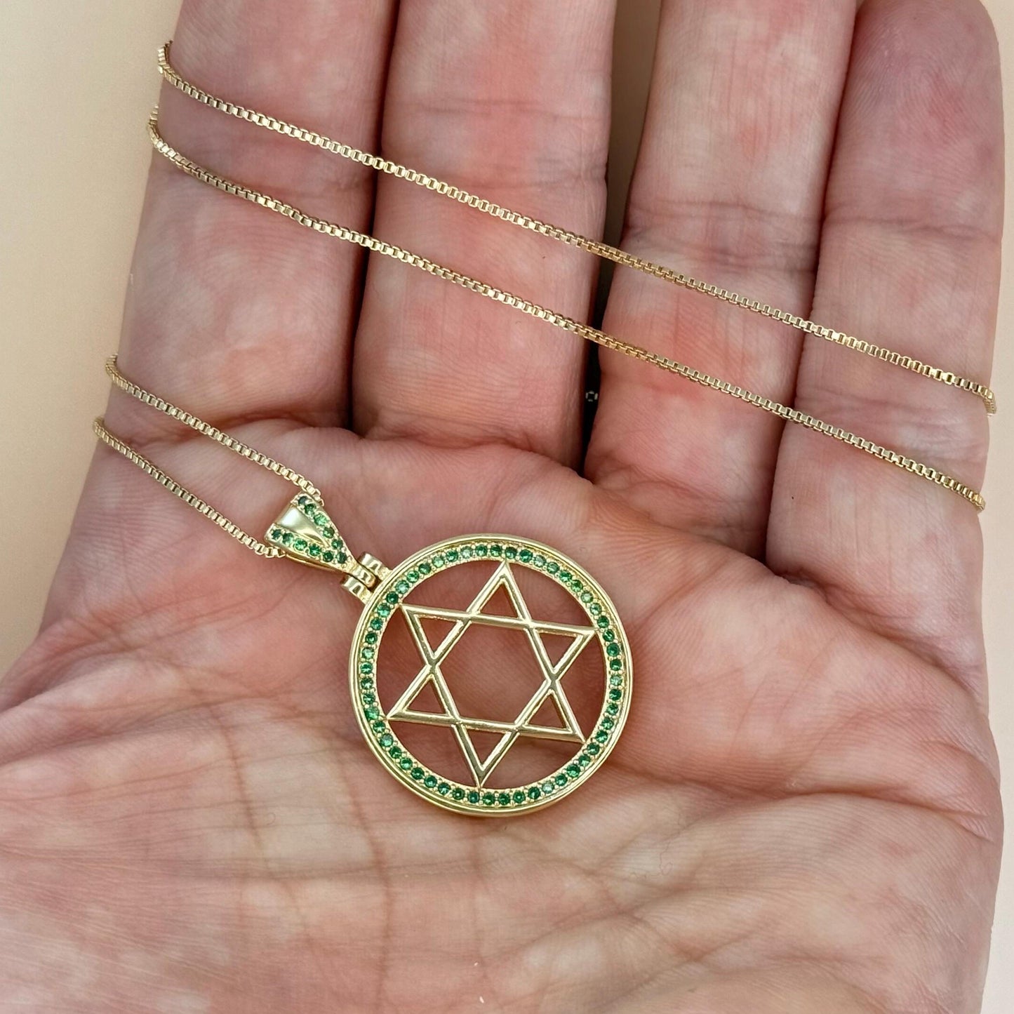 Star of David Pendant Necklace